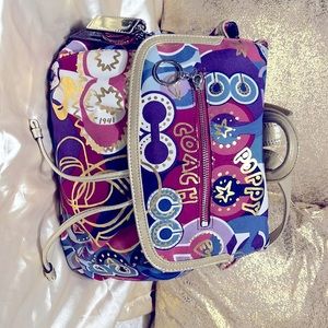 Coach poppy  designer purse